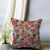 Floral Digital Printed Pink Grey Cushion Cover - (494A)