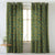 Elegant Geometric Print Matt Finish  Room Darkening Curtain Set of 2 -  MTDS497D