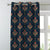 Elegant Ethenic Print Matt Finish  Room Darkening Curtain Set Of 1pc -  MTDS515A1