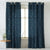 Elegant Ethenic Print Matt Finish  Room Darkening Curtain Set of 2 -  MTDS518D