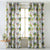 Elegant Floral Print Matt Finish  Room Darkening Curtain Set of 2 -  MTDS67A