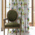 Elegant Floral Print Matt Finish  Room Darkening Curtain Set Of 1pc -  MTDS67A