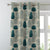 Elegant Floral Print Room Darkening Curtains- Set Of 1pc -DS 468A