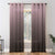 Elegant Ombre Print Sheer Semi Transparent Curtain Set of 2 FL5