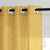 Meta 02 Ombre Dark Salmon Linen Sheer Curtain Set of 2 -(Meta02)