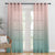 Meta 04 Ombre Cascade Linen Sheer Curtain Set of 2 -(Meta04)