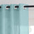 Meta 05 Ombre Dark Coral Linen Sheer Curtain Set of 2 -(Meta05)