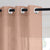 Meta 07 Ombre Winter Hazel Linen Sheer Curtain Set of 2 -(Meta07)