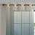 Meraki 2 Ombre Ocean Blue Shimmer Sheer Curtain Set Of 2 - (Meraki2)