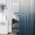 Meraki 2 Ombre Ocean Blue Shimmer Sheer Curtain Set Of 1pc - (Meraki2)