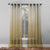 Meraki 6 Ombre Corn Yellow Shimmer Sheer Curtain Set Of 2 - (Meraki6)