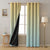 Ombre Blue Heavy Satin Blackout Curtains Set Of 2 - (OFC13)