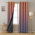 Ombre Rust Purple Heavy Satin Blackout Curtains Set Of 2 - (OMBRE19)