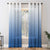 Elegant Ombre Print Sheer Semi Transparent Curtain Set of 2 OMBRE23