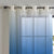 Elegant Ombre Print Sheer Semi Transparent Curtain Set of 2 OMBRE23