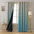 Ombre Misty Teal Heavy Satin Blackout Curtains Set Of 2 - (OMBRE26)