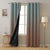 Ombre Rustic Orange Heavy Satin Blackout Curtains Set Of 2 - (OMBRE27)