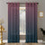 OP 01 Ombre Deep Ruby Sheer Curtain Set Of 2 -(DSOP01)