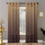 OP 02 Ombre Camel Beige Sheer Curtain Set Of 2 -(DSOP02)