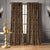 Jacquard Nose Brown Room Darkening Curtain Set Of 2 -(DSWhisper35)