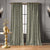 Jacquard Silver Foil Grey Room Darkening Curtain Set Of 2 -(DSZigora20)