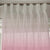 Elegant Ombre Print Sheer Semi Transparent Curtain - Set of 2 -OFC15