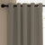 Sand Grey Micro Poly 100% Blackout Noise Reduction Thermal Insulation Curtain Set Of 1pc - (SandGrey4PASS)