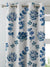 Elegant Floral Print Room Darkening Curtains Set of 2  DS19C