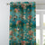 Elegant Floral Print Room Darkening Curtains Set of 2  DS225A