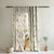 Elegant Floral Print Room Darkening Curtains Set of 2  DS260A