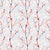 Elegant Floral Print Sheer Semi Transparent Curtain - Set of 2 -DS263A