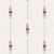 Elegant Ethenic  Print Sheer Semi Transparent Curtain - Set of 2 -DS274A