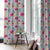 Elegant Floral Print Room Darkening Curtains- Set of 2 - DS03A