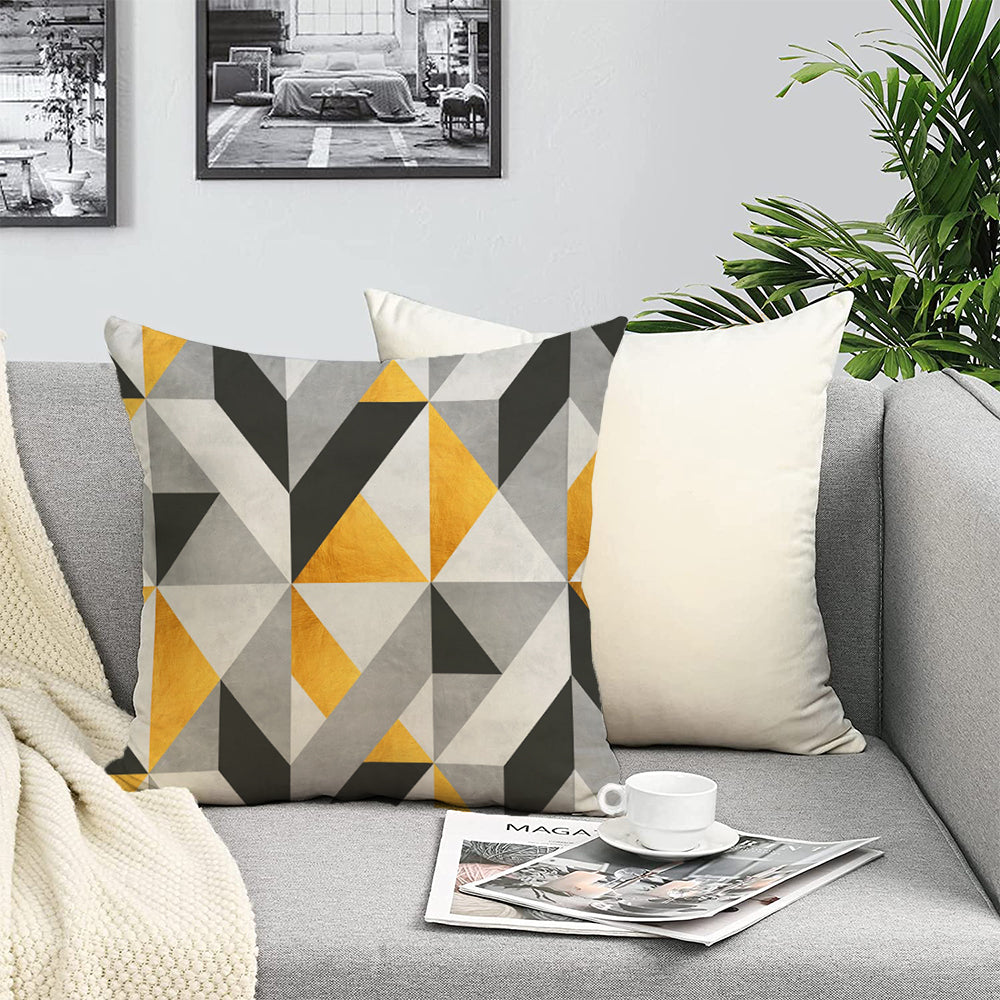 Geo print cushions best sale