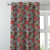 Elegant Floral Print Room Darkening Curtains- Set of 2 - DS494A