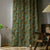 Elegant Floral Print Room Darkening Curtains- Set of 2 - DS495A