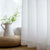 Elegant Plain Print Sheer Semi Transparent Curtain - Set of 2 -PSHEERWHT