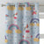 Elegant Kids Print Room Darkening  Curtain - Set of 2 - DS510A