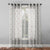 Elegant Ethenic  Print Sheer Semi Transparent Curtain - Set of 2 -DS274A