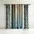 Elegant Floral & Ombre Print Combination Room Darkening Curtains - Set Of 4 Door Curtain (467AFRDM1) - Teal & Nude