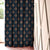 Elegant Ethenic Print Matt Finish  Room Darkening Curtain Set of 2 -  MTDS515A1