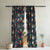 Elegant Floral Print Room Darkening Curtains- Set of 2 -DS 473A