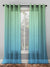Elegant Ombre Print Sheer Semi Transparent Curtain - Set of 2 -OFC10
