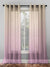 Elegant Ombre Print Sheer Semi Transparent Curtain - Set of 2 -OFC12