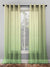 Elegant Ombre Print Sheer Semi Transparent Curtain - Set of 2 -OFC16