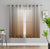 Elegant Ombre Print Sheer Semi Transparent Curtain Set of 2 OMBRE22